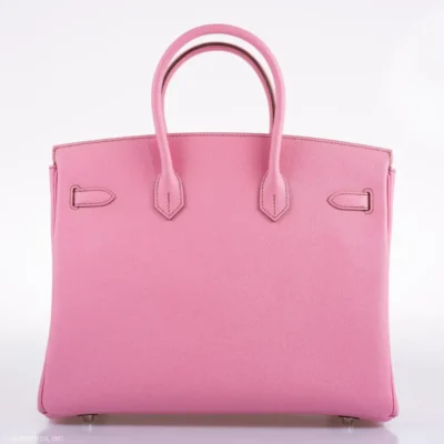 Hermès HSS 2012 Birkin 35 5P Bubblegum Epsom Palladium Hardware