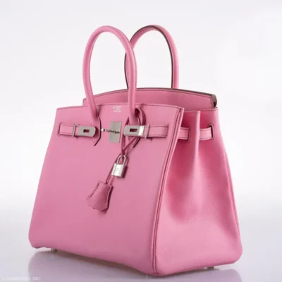 Hermès HSS 2012 Birkin 35 5P Bubblegum Epsom Palladium Hardware