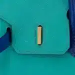 Hermès HSS 2016 Birkin 25 Blue Paon and Blue Electric Epsom leather Gold Hardware