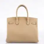 Hermès HSS 2016 Birkin 30 Trench and Craie Piping Togo Brushed Gold Hardware Luxury bag lookalikes