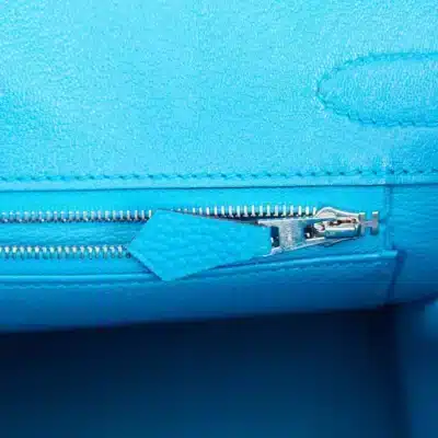 Hermès HSS 2020 Birkin 30 Blue Zanzibar Togo Palladium Hardware High-quality replica