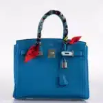 Hermès HSS 2020 Birkin 30 Blue Zanzibar Togo Palladium Hardware High-quality replica