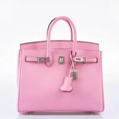 Hermès HSS Birkin 25 Bubblegum Pink 5P Epsom Palladium Hardware