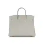 Hermès HSS Birkin 25 Gris Perle and Rose Pourpre Verso Chèvre Brushed Gold Hardware