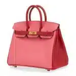 Hermès HSS Birkin 25 Rose Azalee and Rouge Casaque Epsom Gold Hardware