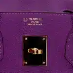 Hermès HSS Birkin 30 Anemone and Gold Togo Gold Hardware Lushentic replica handbags