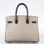 Hermès HSS Birkin 30 Beton & Graphite Matte Alligator Mississippiensis Brushed Palladium Hardware