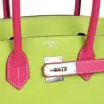 Hermès HSS Birkin 30 Kiwi and Rose Tyrien Epsom Palladium Hardware