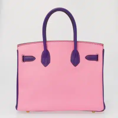 Hermès HSS Birkin 30 Rose Confetti and Anemone Chevre Brushed Gold Hardware Luxury bag lookalikes