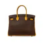 Hermès HSS Birkin 30 Tri-Colour Gold/Chocolate/Yellow Epsom Palladium Hardware