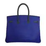 Hermès HSS Birkin 35 Blue Electric/White/Graphite Epsom Brushed Gold Hardware