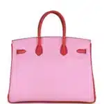 Hermès HSS Birkin 35 Bubblegum and Bougainvillea Epsom Palladium Hardware