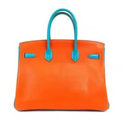 Hermès HSS Birkin 35 Miami Dolphins Chevre back1