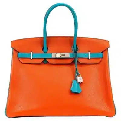 Hermès HSS Birkin 35 Miami Dolphins Chevre Palladium Hardware