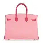 Hermès HSS Birkin 35 White/Rose Confetti/Rose Tyrien Epsom Brushed Gold Hardware