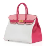 Hermès HSS Birkin 35 White/Rose Confetti/Rose Tyrien Epsom Brushed Gold Hardware