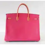 Hermès HSS Birkin 40 Tri-Color Electric Blue/Mangue/Rose Tyrien Epsom Brushed Gold Hardware