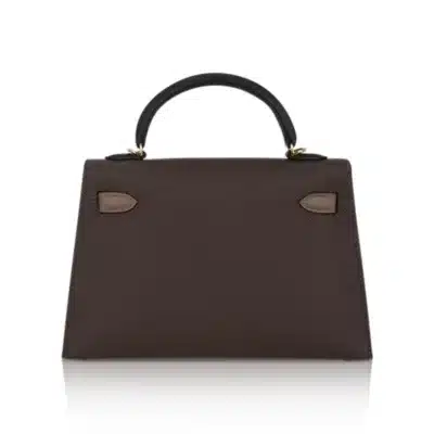 Hermès HSS Mini Kelly 20 Sellier Ecorce/Etoupe/Black Epsom Gold Hardware Lushentic Grade bags