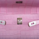 Hermès Kelly 25 Retourne 5P Bubblegum Pink Matte Alligator Mississippiensis Palladium Hardware handbag dupes