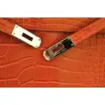 Hermès Kelly 25 Retourné Gold Matte Alligator Mississippiensis Palladium Hardware