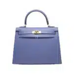 Hermès Kelly 25 Sellier Bleu Brighton Epsom Gold Hardware