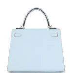 Hermès Kelly 25 Sellier Bleu Brume Epsom Gold Hardware Handmade replica bags