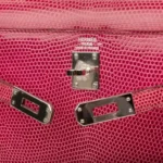 Hermès Kelly 25 Sellier Fuchsia Lizard Palladium Hardware Affordable designer bag dupes