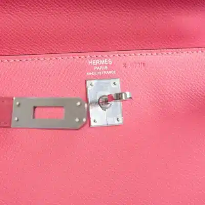 Hermès Kelly 25 Sellier Rose Azalee Epsom Palladium Hardware Fake luxury bags for sale