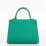 Hermès Kelly 25 Sellier Vert Jade Epsom Gold Hardware Best Lushentic Bags