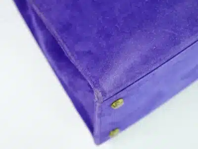 Hermès HSS Kelly 28 Purple Velvet Gold Hardware