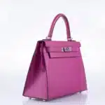 Hermès Kelly 28 Sellier Rose Pourpre Epsom Palladium Hardware luxury bags