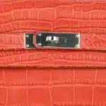 Hermès Kelly 35 Retourne Sanguine Matte Alligator Mississippiensis Palladium Hardware