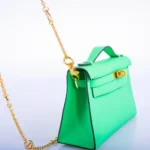 Hermès Kelly Pochette Vert Comics Swift Gold Hardware Lushentic Grade Bags