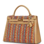 Hermès HSS Limited Edition 2001 Kelly 32 Sellier Sable Chamonix & Vibrato Gold Hardware