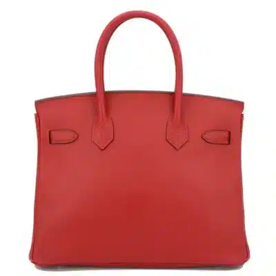 Hermès Limited Edition Tressage Birkin 30 Rouge De Coeur/Rouge H/Rouge Piment Swift & Epsom Palladium Hardware Replica inspired