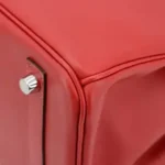 Hermès Limited Edition Tressage Birkin 30 Rouge De Coeur/Rouge H/Rouge Piment Swift & Epsom Palladium Hardware Replica inspired