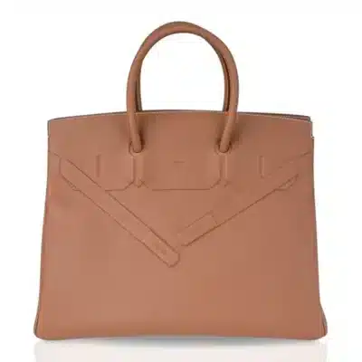 Hermès Limited Edition Shadow Birkin 35 Gold Evercalf