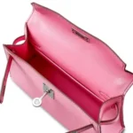 Hermès Limited Edition Mini Kelly 20 II Sellier 5P Bubblegum Pink Epsom Palladium Hardware dupes bag