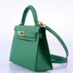 Hermès Mini Kelly 20 II Sellier Cactus Epsom Palladium Hardware