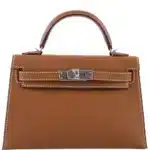 Hermès Mini Kelly 20 II Sellier Gold Epsom Palladium Hardware