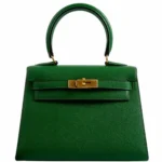 Hermès Mini Kelly 20 Sellier Vert Clair Epsom Gold Hardware Handmade replica bags