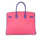 Hermès HSS 2013 Custom Birkin 35 Rose Tyrien And Ultraviolet Epsom Palladium Hardware Lushentic inspired bags