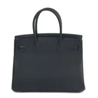 Hermès Rare Collectible Birkin 30 Black Swift, Togo & Toile H 3 In 1 Handbag Gold Hardware