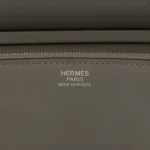 Hermès Rare Collectible Birkin 30 Gris Meyer Togo & Canvas 3 In 1 Handbag Palladium Hardware