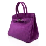 Hermès Rare Collectible Birkin 30 Violet Doblis Palladium Hardware Affordable